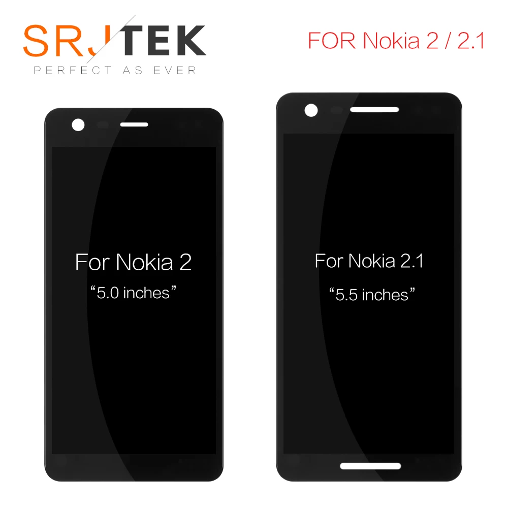 Srjtek экран для Nokia 2 LCD N2 дисплей сенсорный дигитайзер сборка стеклянный датчик 1 2018