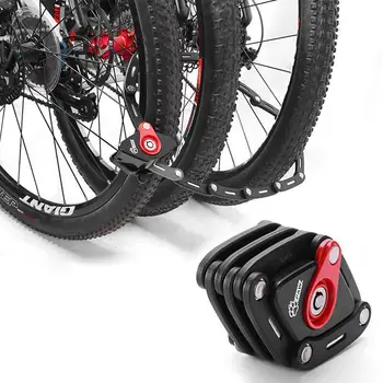 

Bicycle Foldable Lock w/ Bracket Mount on Bike Portable Mini MTB Mountain Road Bike Locks Anti Theft Security Locking Parts