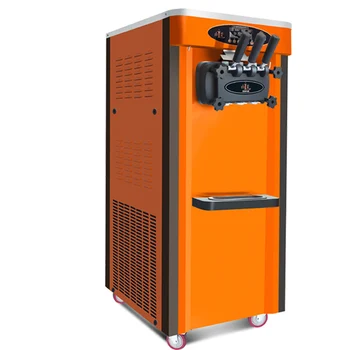 

New high quality low price soft ice cream maker home mini three flavor ice cream machine free shipping