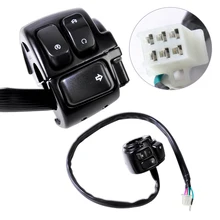 25mm 1" Handlebar Horn Turn Signals ON/OFF Switch For Harley