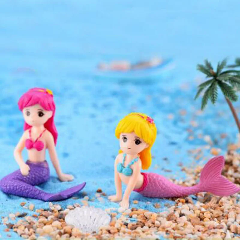 1 шт. 3D мини Русалка пейзаж аквариум декор для аквариума креативное украшение