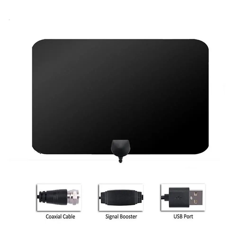 Высокое качество Крытый 1680 км ТВ антенна 4 к цифровой HDTV антенна HD1080P DVB-T2 Freeview ТВ усилитель сигнала мини Антенна