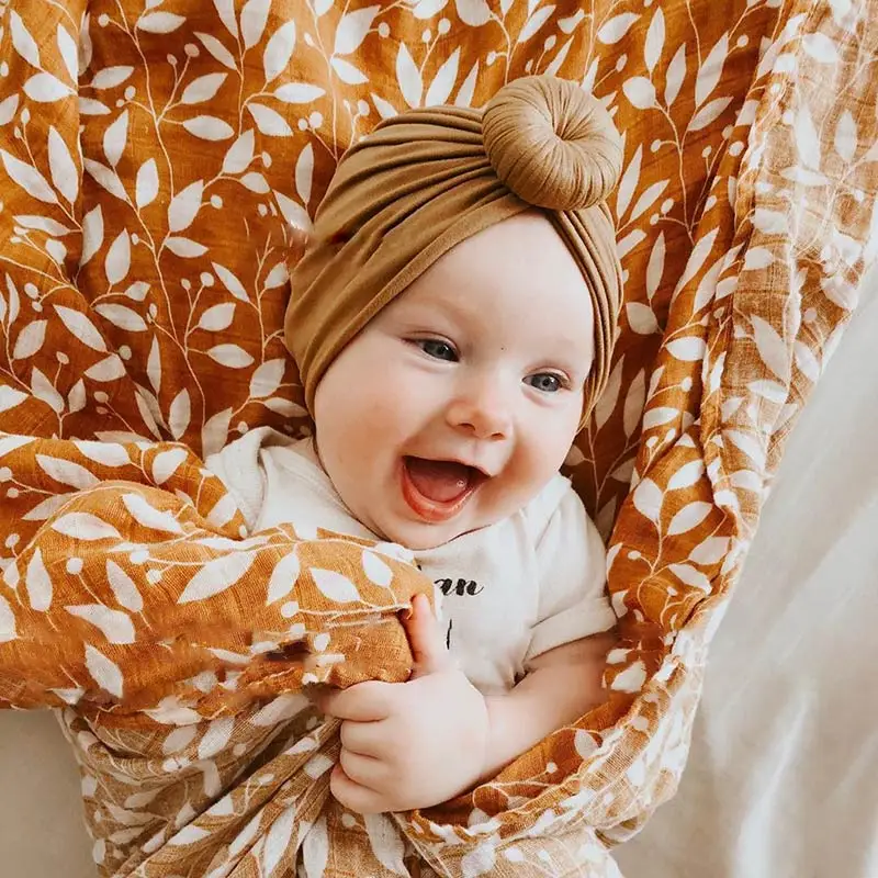 

Baby Hat Soft Lovely Flower bowknot Baby Girl Hats Toddler Turban hair band Bonnet Infant Cap Newborn Headwrap Hat Baby hairband