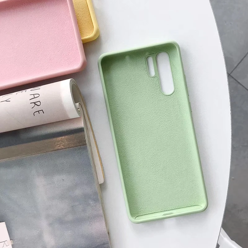 Оригинальный официальный силиконовый чехол с жидкостью для Huawei P30 20 Lite Mate Pro
