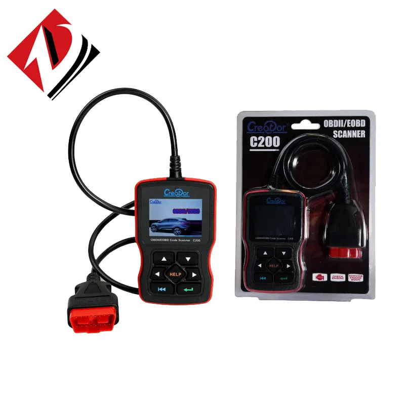Считыватель кодов Creator C200 OBDII/EOBD для бензиновых и дизельных европейских