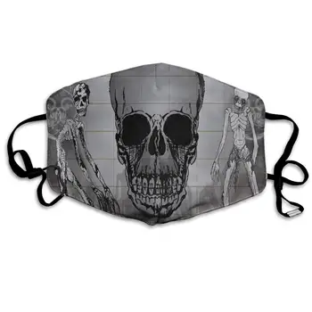 

Adorable Mask Reusable Anti Dust Face Mouth Cover Dragon Eye Cool Mask Warm Windproof
