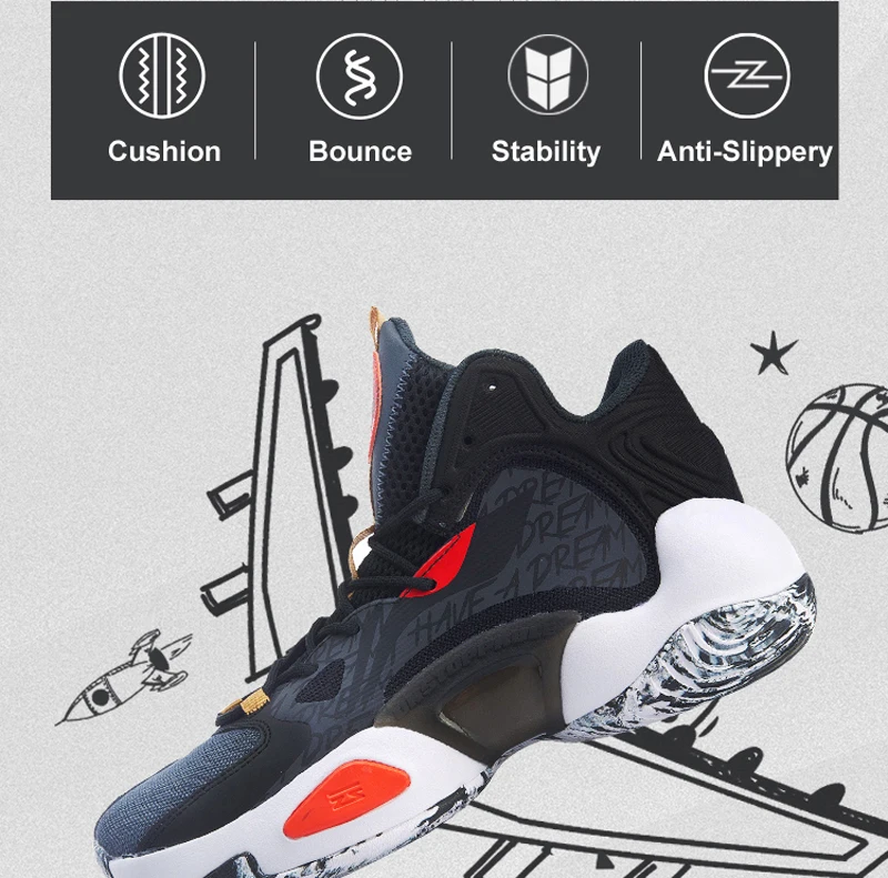 Li-Ning, Мужская мощная VI V2 Профессиональная баскетбольная обувь, PROBAR LOC подкладка, облачная подушка, спортивная обувь, кроссовки, ABAQ005 XYL302