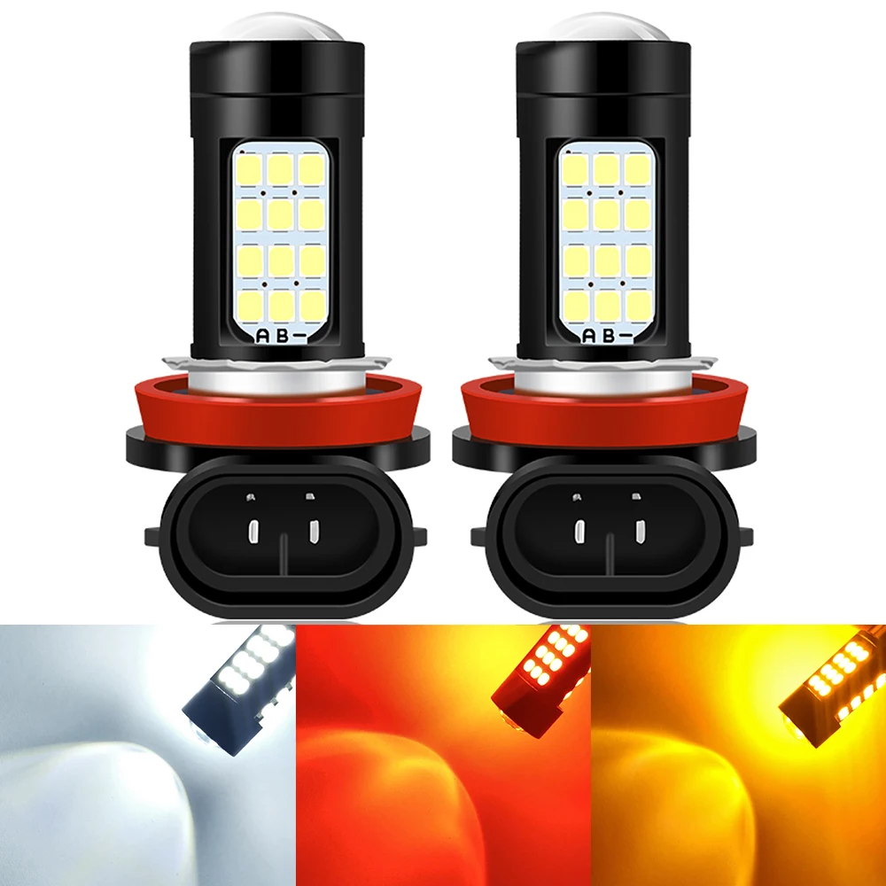 

2x H8 H11 H9 Led H16JP Fog Light Bulb 2000LM DRL For Toyota Corolla Camry Rav4 Yaris Echo Prius Car Driving Running Lamp 12V 24V