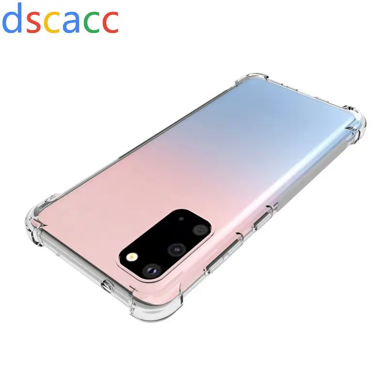 Чехол DSCACC с воздушной подушкой для samsung Galaxy A51 A71 S11 S11Plus S11E A01 A21 Note 10 Lite S10 Lite 100 шт