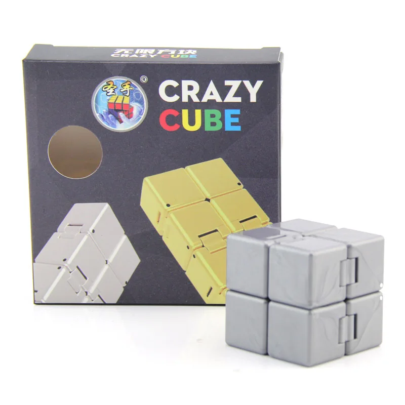 ShengShou Infinity 2x2x2 Crazy Magic куб для снятия стресса скорость скручивающаяся головоломка антистресс Развивающие игрушки для детей