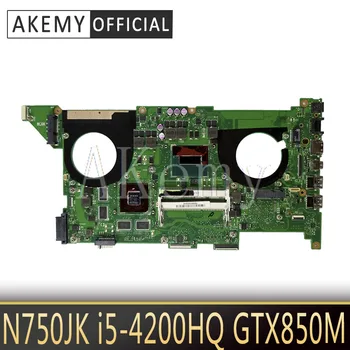 

Akemy For For For Asus N750JK N750JV N750J i5-4200HQ laptop motherboard GTX850M tested 100% work original mainboard