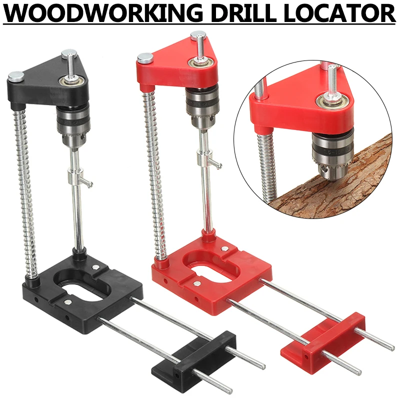 

Woodworking Drill Locator DIY Puncher Tool Adjustable Punch Locator Drill Template Guide For Woodworker