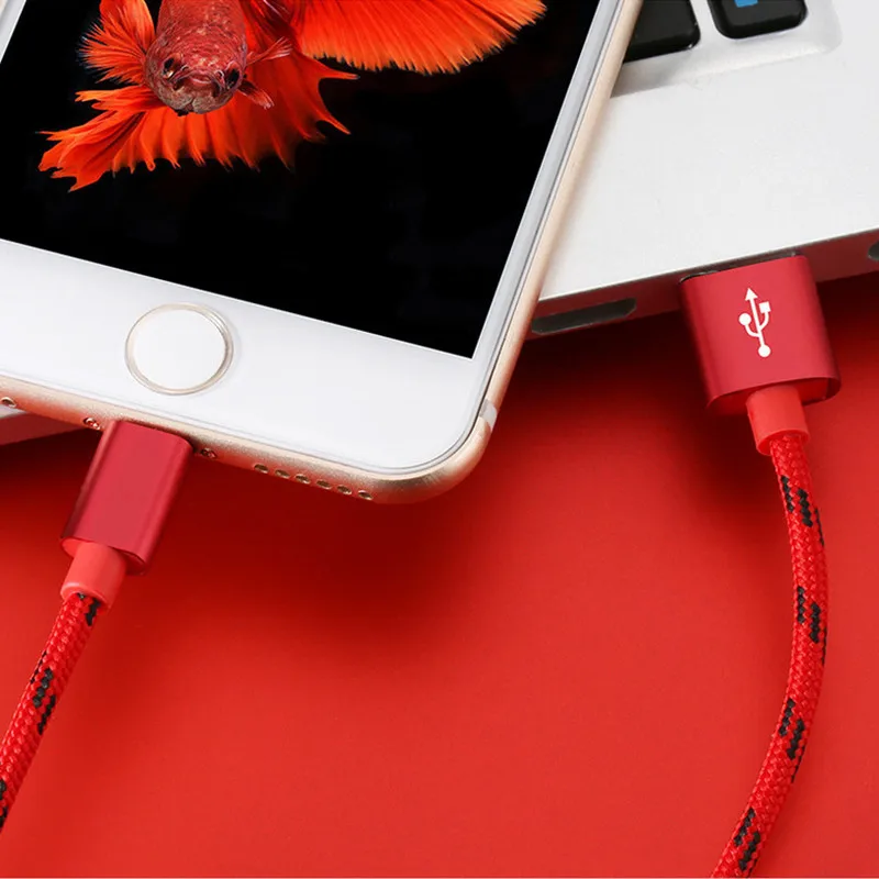 USB дата кабель для iphone X XS MAX 8 7 6 6s plus 5 se нейлоновая оплетка быстрое зарядное Освещение кабель для iPad iphone зарядное устройство шнур провод