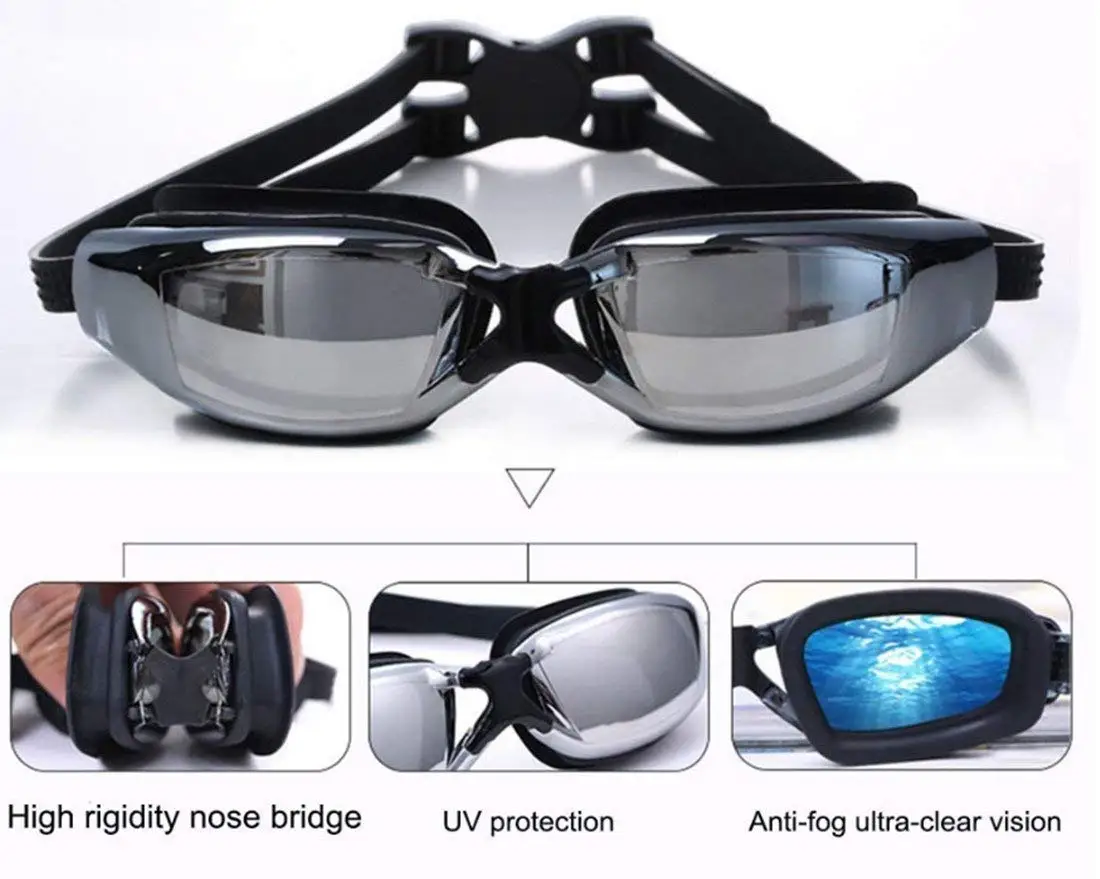 Очки для плавания с диоптриями Rx взрослых и детей|Плавательные очки