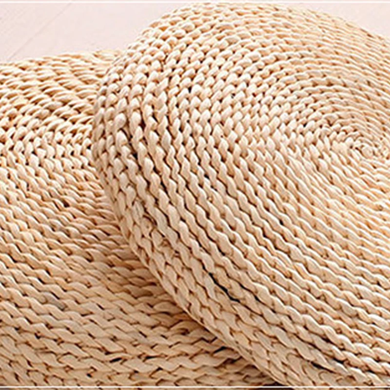 Подушка для медитации Tatami Futon толстая/тонкая круглая йоги кукурузная шелуха