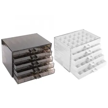 

Nails Nail Art 120 Grids Nail Art Decoration Storage Box Container Organize Storage Plastic Drawer Box Manicure Vacuum