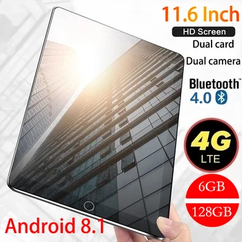 

Hot Sale11.6 Inch Ten Core 6G + 128G Android 8.1 WiFi Tablets Dual SIM Dual Camera 13.0MP IPS Bluetooth 4G WiFi Tablets