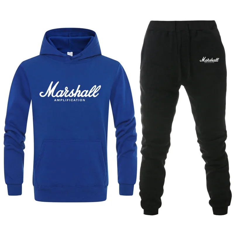 Black Friday men/women lovers hoodie marshall suit mens casual sports fitness suit cotton autumn/winter warm hoodeds shirt street clothing