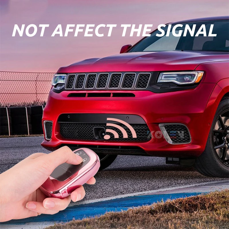 TPU Car Remote Key Full Cover Case portachiavi per Fiat Jeep Renegade Grand Dodge Ram 1500 Journey Charger Dart Challenger Chrysler - H8ca34a430d7d425393e3b46e431faab93