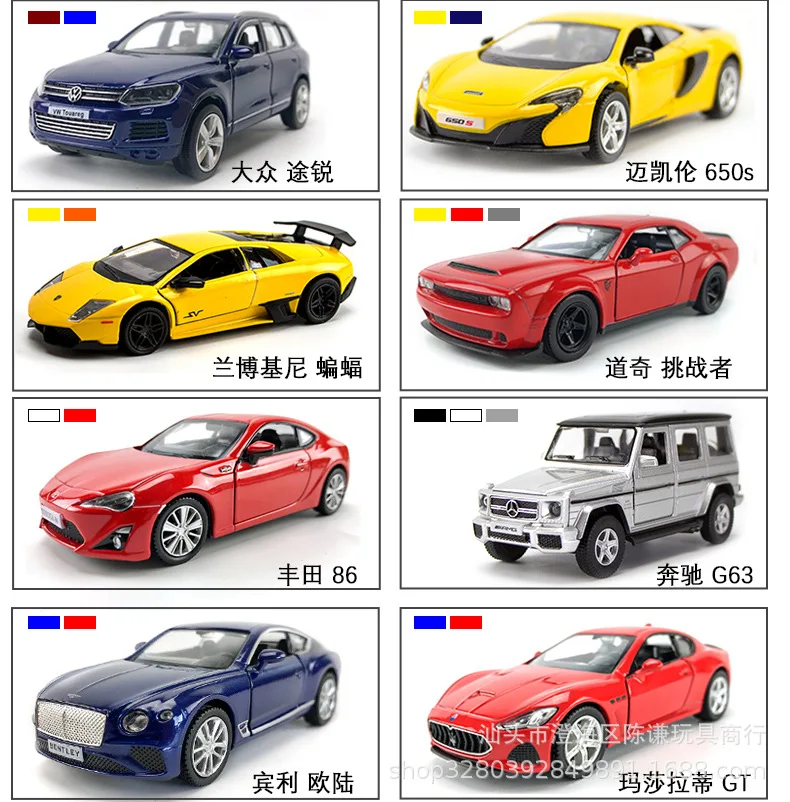 Dodge Challenger сплав модель автомобиля Subaru модель автомобиля сплав Volkswagen автобус T1 коллекция че Баи Цзянь