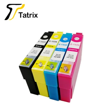 

Tatrix For Epson 4PK T1331 T1331 - T1334 Ink Cartridge For Epson Stylus T12/T22/T25/TX120/TX123/TX125/TX129/TX235 etc.