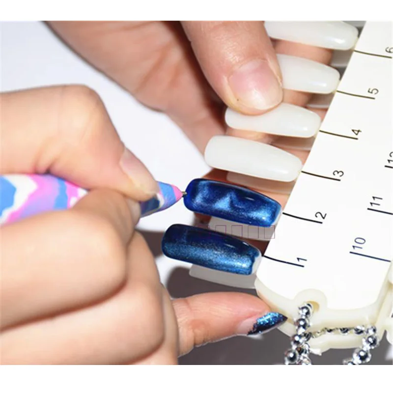 Hot sale 3 Pcs Magnetic Pen DIY 3D Cats Eyes Nail Polish Painting Dotting Nail Art Tools