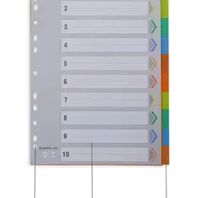 10 цветов A4 бумага Oganizer файл папка индекс карты 2,3 кольцо скоросшиватель папка индекс карты