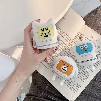 

Earphone Case for Airpods 2 Case Silicone Colorful Cute Cartoon Cover for Apple Air Pods Headphone Case for Earpods Ring Strap