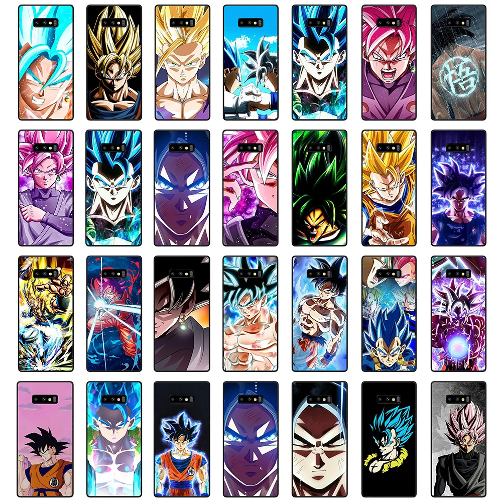 For Samsung Note 8 Soft Silicone Case Galaxy Phone Back Cover Dragon Ball Z Anime Goku Super D | Мобильные телефоны и