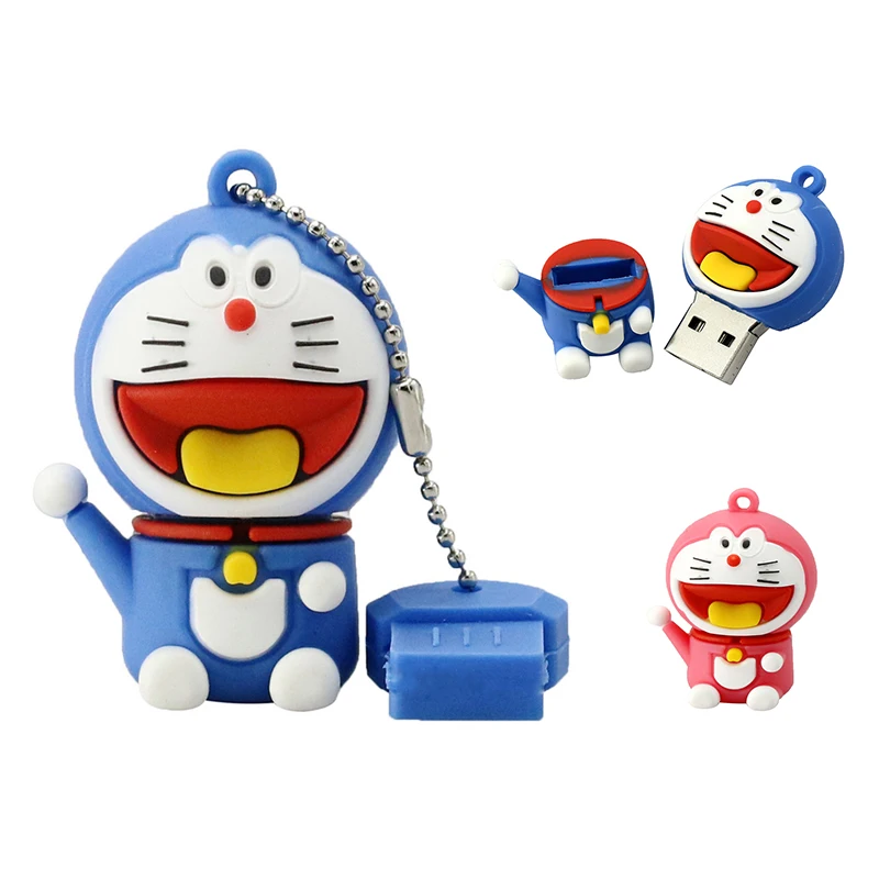Usb флеш накопитель Doraemon 32 128 ГБ 8 256 ГБ|USB флэш-накопители| |