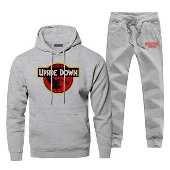 

Hoodies Pants Set Men Sets Suit Eleven Ghostbusters Two Worlds Sweatshirt Sportswear Autumn 2 PCS Tracksuit