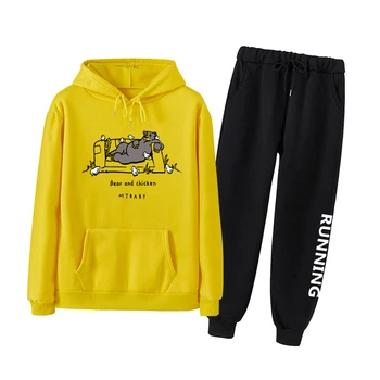 

a559 Tracksuit Women Two Piece Set Hoodies Pant Clothing Warm Women Ladies Tracksuit Set 2pcs Top Pants Suit Conjunto Feminino