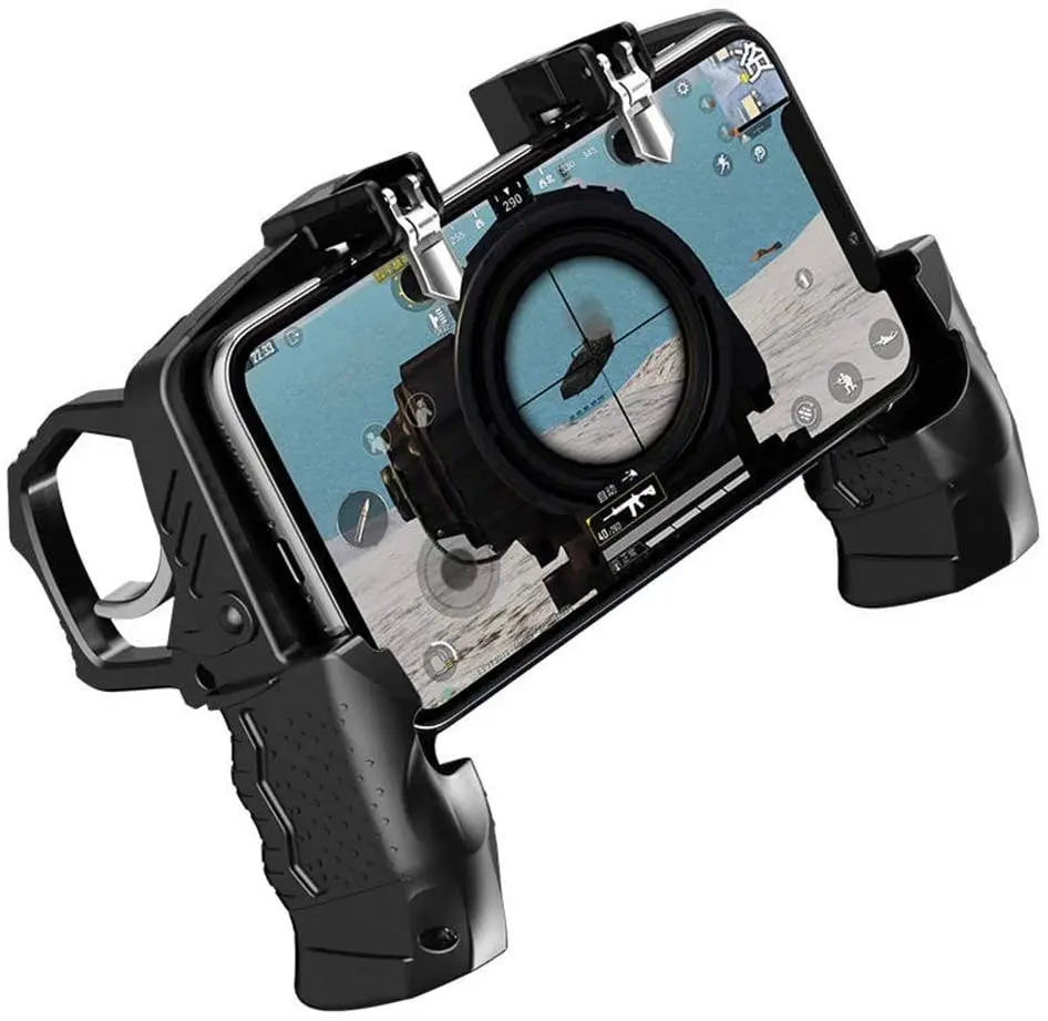 Controller Di Gioco Mobile K21 Per Pubg/Call Of Duty/Fortnite, Pulsanti Di Fuoco Trigger Di Mira Joystick Sensibile Sparatutto L1R1, Gamepad