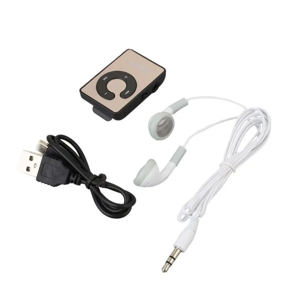 

Portable Mini Clip USB MP3 Player Music Media Support Micro SD TF Card Fashion Hifi MP3 Outdoor Sports