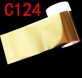 233 Тип 4*100 см голографические наклейки из фольги для переноса ногтей слайдер Радужная зимняя наклейка s для маникюра Nailart украшения(2 - Color: C124