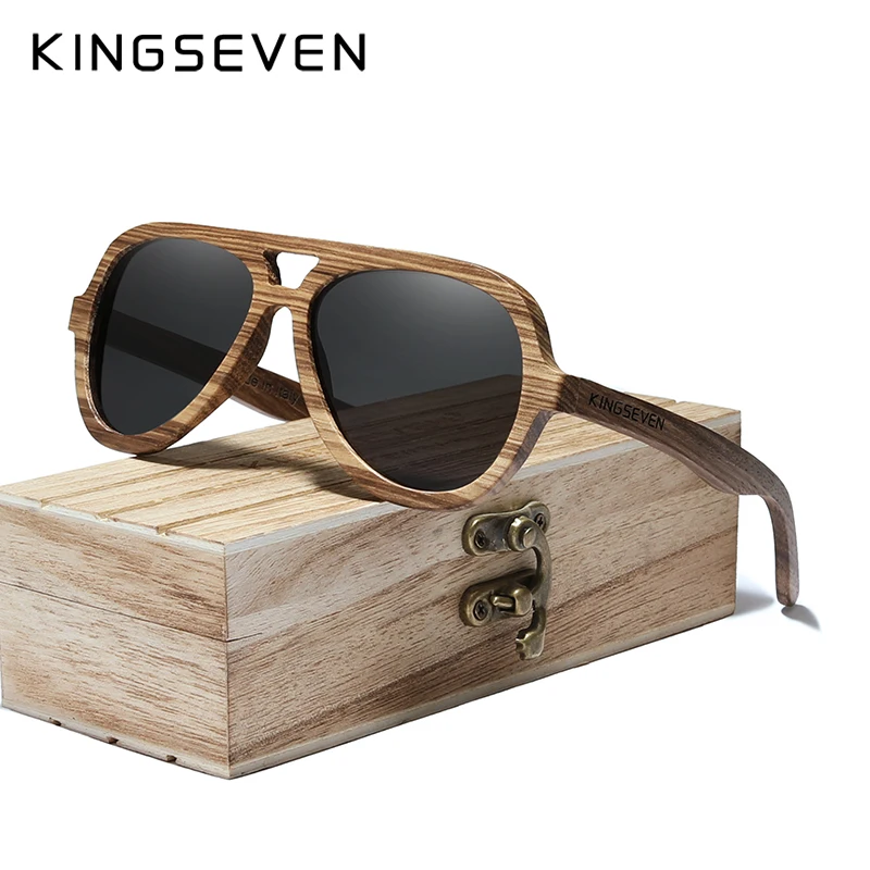Солнцезащитные очки KINGSEVEN поляризационные линзы с зеркальным покрытием 100%