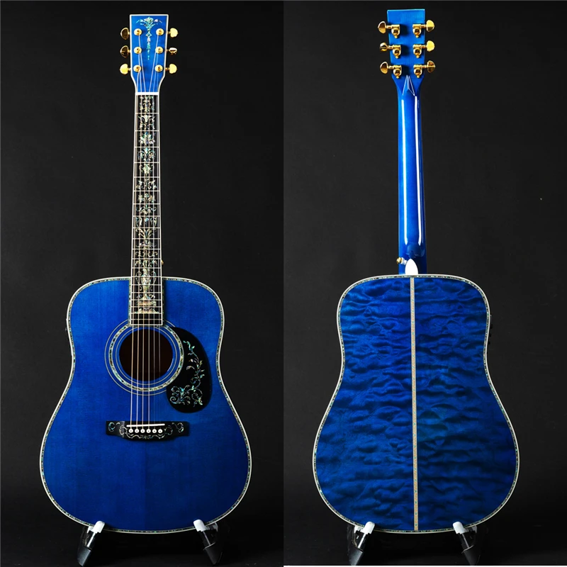 acústica acolchada de 41 de color azul, Deluxe| | - AliExpress