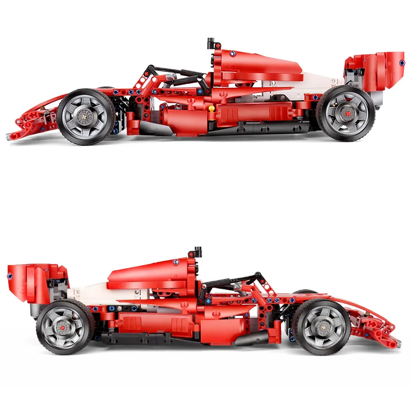 Yeshin функция двигателя автомобили MOC моторная техника автомобиль F1 гоночный скоростной автомобиль строительные блоки кирпичи сборка автомобиля Модель детские игрушки подарок