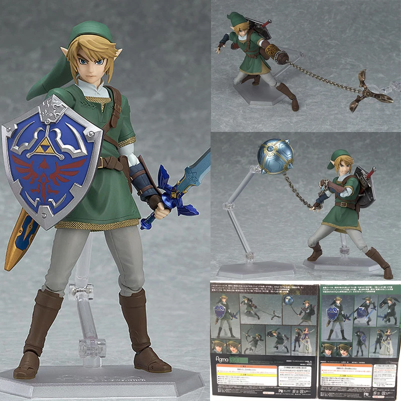 

6inch Figma 319 320 Zelda Skyward Sword Link Twilight Princess Action Figure Model Toy Doll Gift