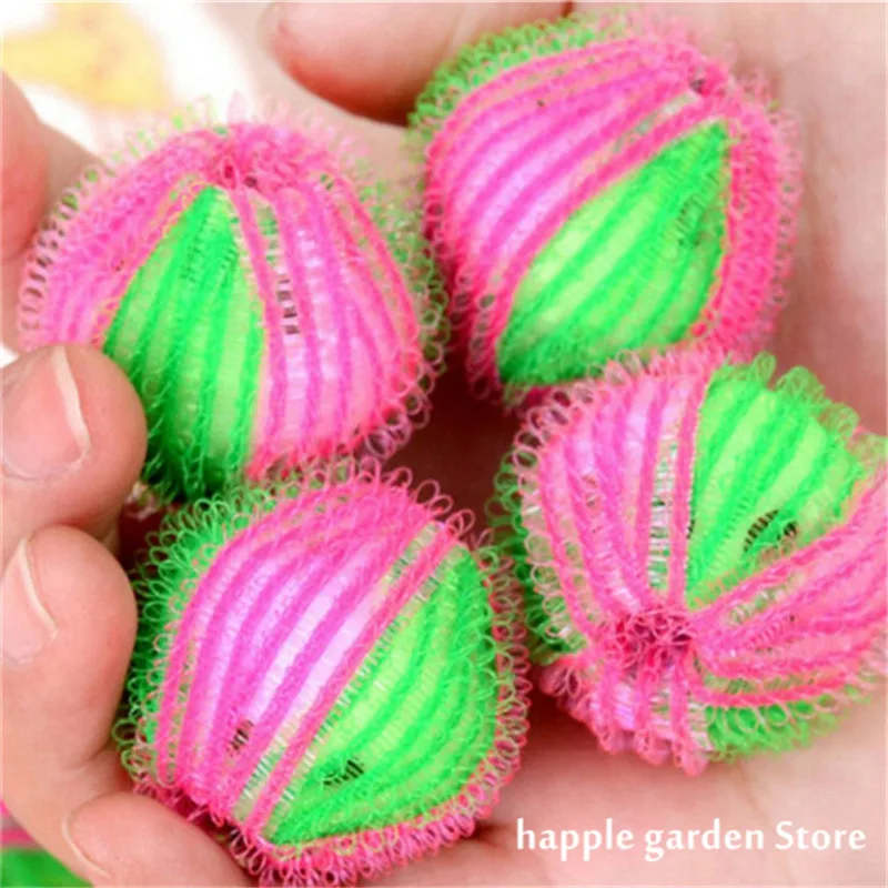 4pcs Magic Hair Removal Laundry Ball Clothes Personal Care Hair Ball Washing Machine Cleaning
