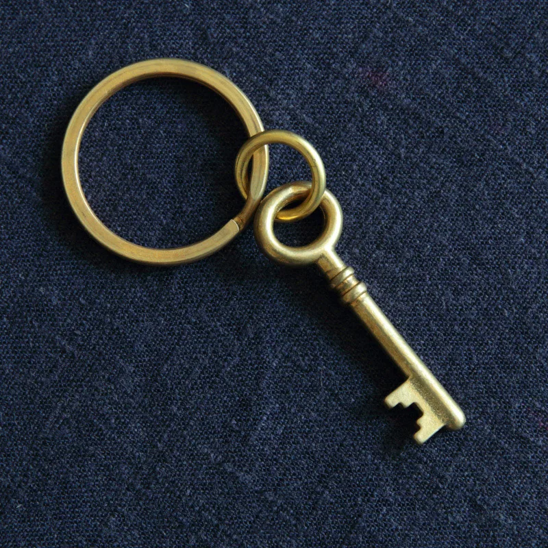 brass key keychain pendnant (22)