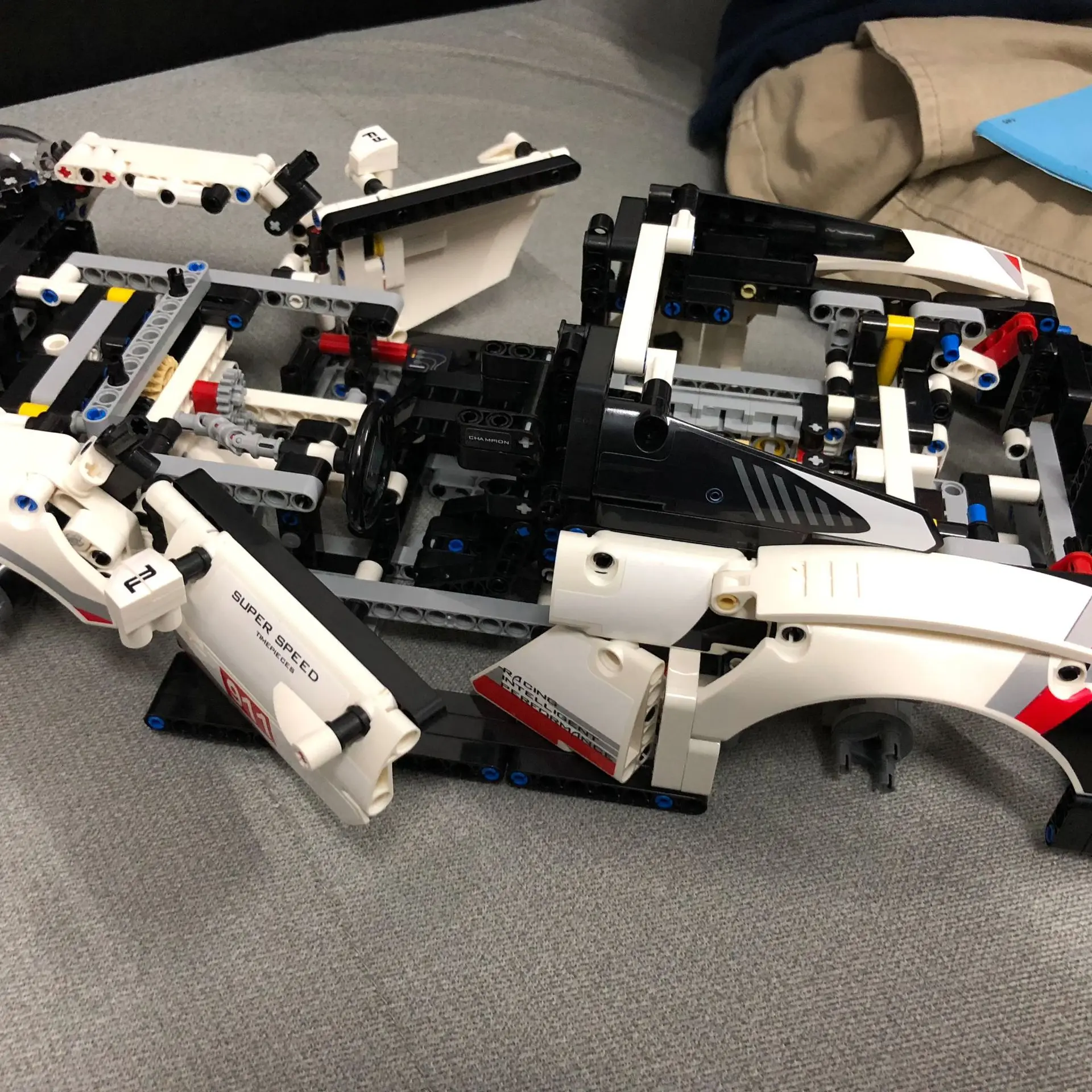 City Compatible Technic супер гонщики скорость чемпионы белая гоночная модель строительные блоки Наборы комплекты кирпичей мальчиков Игрушки для детей