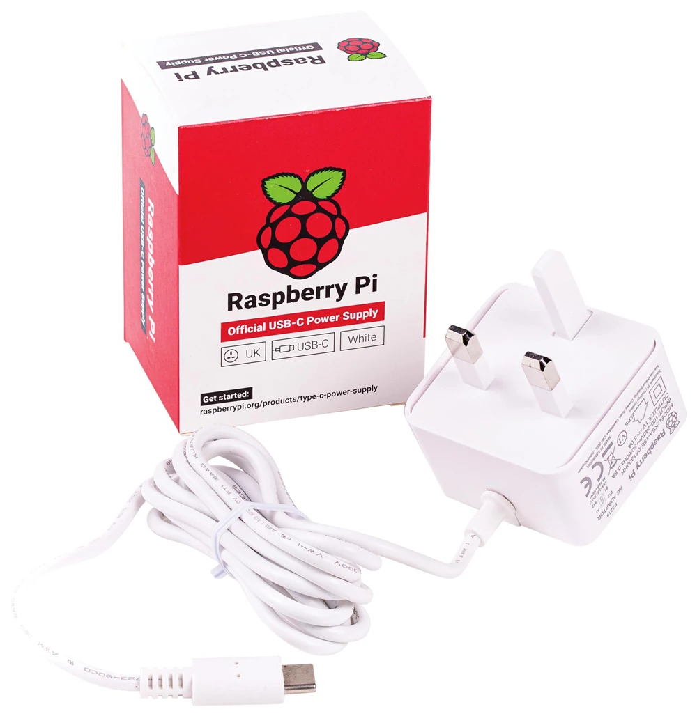 Аксессуары для Raspberry Pi Официальный PSU модели B 4 цвет белый 5 1 В 3 А вилка