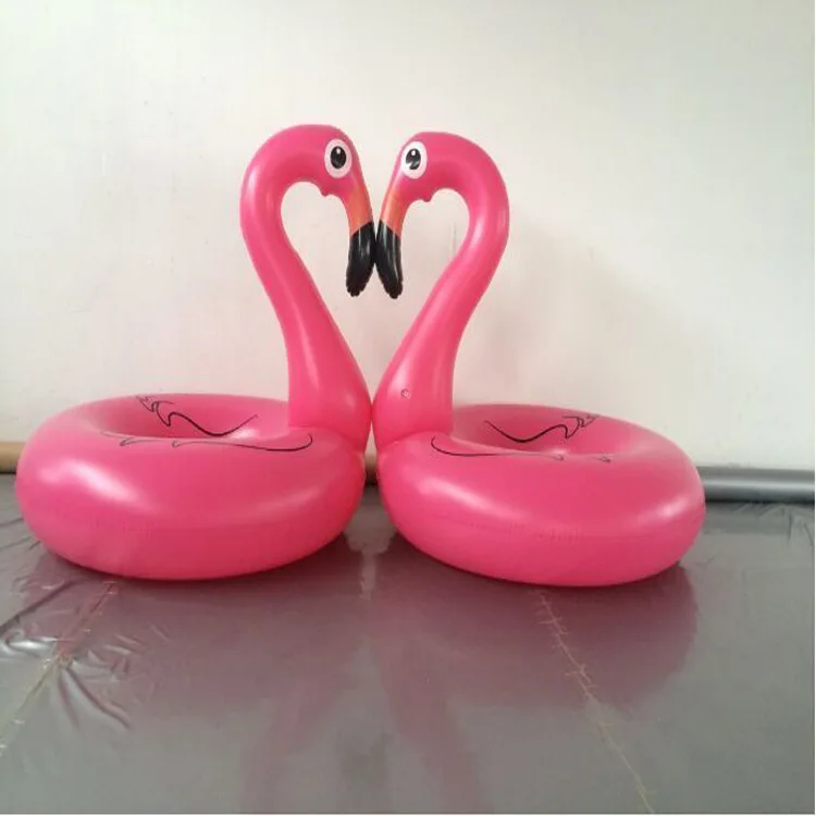 

Currently Available Wholesale 120 Cm Inflatable Flamingo Swimming Tube Water Supplies Riding PVC Inflatable Overwater Floating M