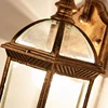 Outdoor Vintage Wall Lamp E27 Bulb Sconce Light Fixtures Retro LED Wall Lamp Porch House Home Yard Garden Lighting Black Bronze 5
