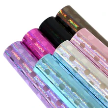 7 шт. 20*34 см горошек голографический набор из синтетической кожи, материалы для ручных поделок для ручной работы, 1Yc6334