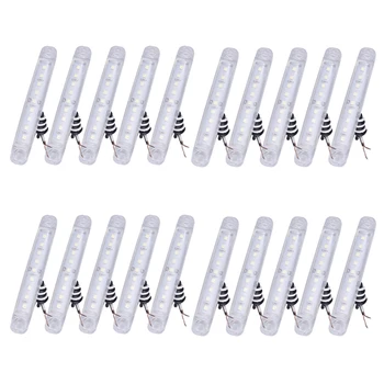 

White Side Lights Parking DC 24V Trailers 100x15mm Replacement Indicator