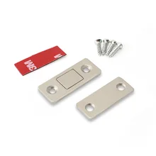 

Strong Door Closer Magnetic Door Catch Latch Ultra Cupboard Thin Screws For Furniture Cabinet Magnet Door