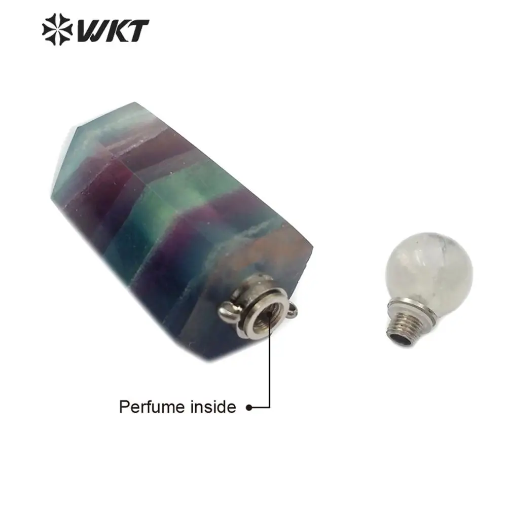 WT-P1473 Новое поступление! подвеска в виде бутылочки парфюма кулон из натурального камня бутылка из камня с серебром/Золотой Гальванизированный подвесной крючок