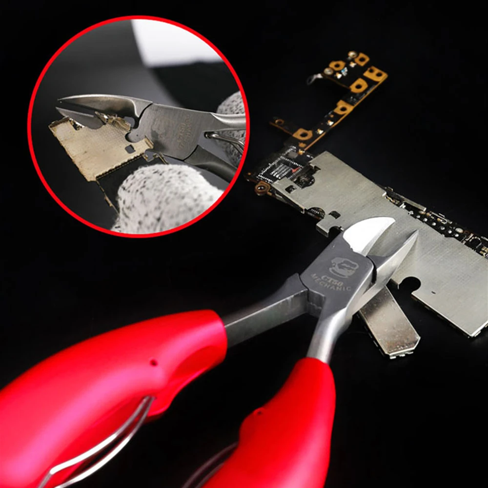 MECHANIC CT50 плоскогубцы с двумя пружинами и косыми ртами для Мобильный телефон